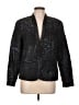 Coldwater Creek 100% Polyester Paisley Black Blazer Size 10 - 12 - photo 1