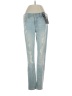 Express Jeans Hearts Blue Jeans Size 4s - photo 1