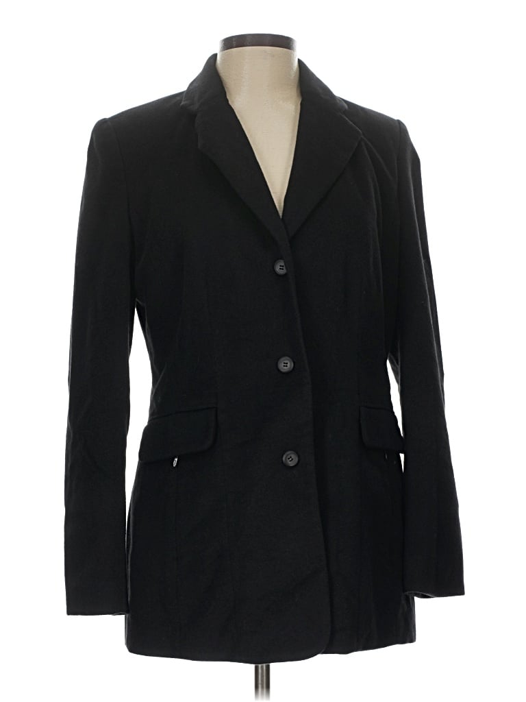 Pre-owned Bill Blass Blazer Jacket In Black
