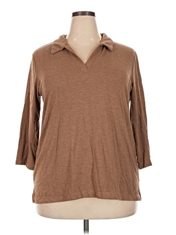 Matty M 3/4 Sleeve Top (view 1)