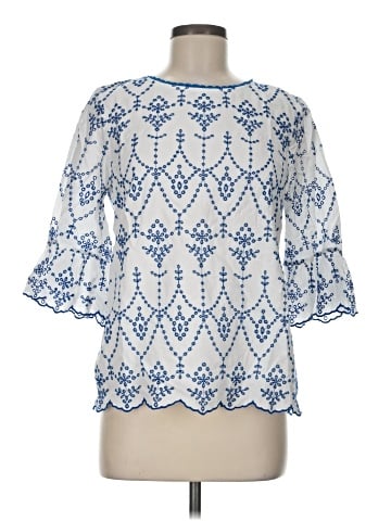 Sundance 3/4 Sleeve Blouse (view 1)