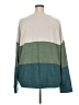 Nine Britton Color Block Green Pullover Sweater Size 3X - photo 2