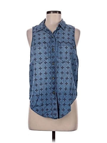 Vans Sleeveless Button-Down Shirt (view 1)