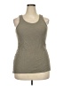 Cotton Bleu Gray Sleeveless Top Size XXL - photo 1