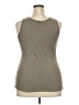 Cotton Bleu Gray Sleeveless Top Size XXL - photo 2