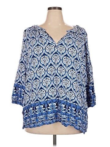Jones New York 3/4 Sleeve Blouse (view 1)