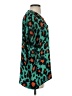 CAbi 100% Polyester Animal Print Teal Short Sleeve Blouse Size XS - photo 4