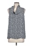 Vince Camuto 100% Polyester Gray Sleeveless Blouse Size M - photo 1