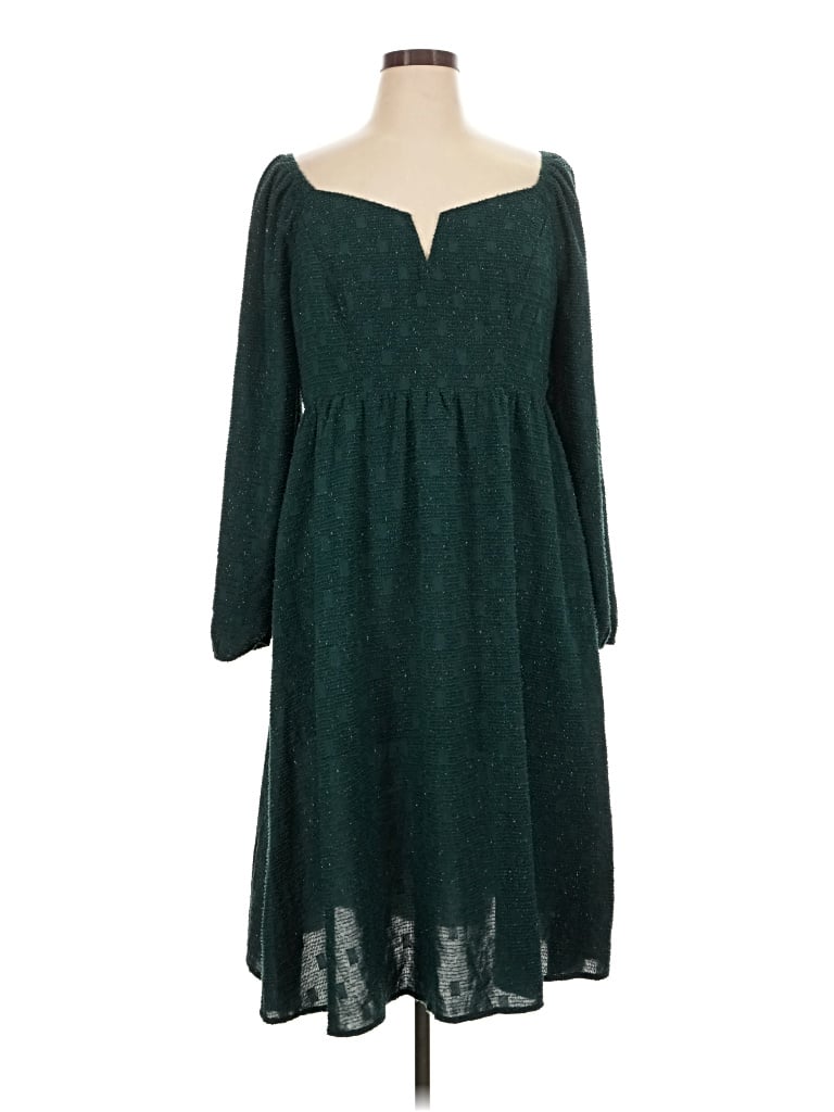 Pre-owned Bloomchic Casual Dress In Green