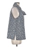 Vince Camuto 100% Polyester Gray Sleeveless Blouse Size M - photo 4