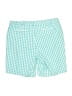 Lands' End Checkered-gingham Teal Shorts Size 16 - photo 2