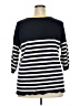 Talbots Stripes Blue Pullover Sweater Size 2X - photo 2