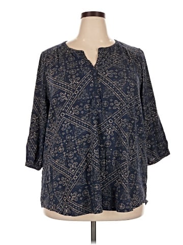 Lucky Brand 3/4 Sleeve Blouse (view 1)