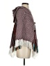 Unbranded Burgundy Poncho Size 1 - photo 4
