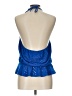 ModCloth Blue Sleeveless Blouse Size L - photo 2