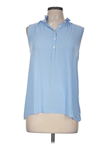 Ann Taylor LOFT Sleeveless Button-Down Shirt (view 1)