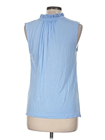 Ann Taylor LOFT Sleeveless Button-Down Shirt (view 2)