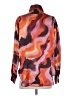Bailey 44 100% Polyester Animal Print Orange Red Long Sleeve Blouse Size S - photo 2