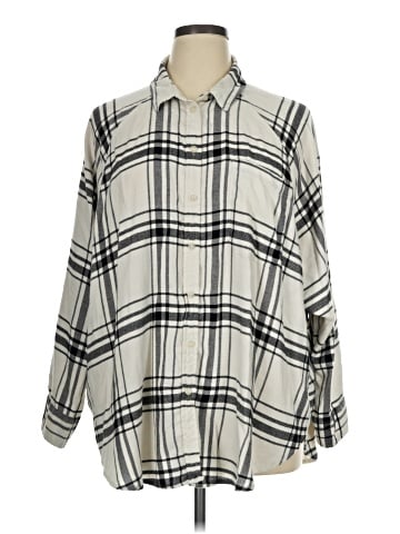 American Eagle Outfitters 3/4 Sleeve Blouse (view 1)