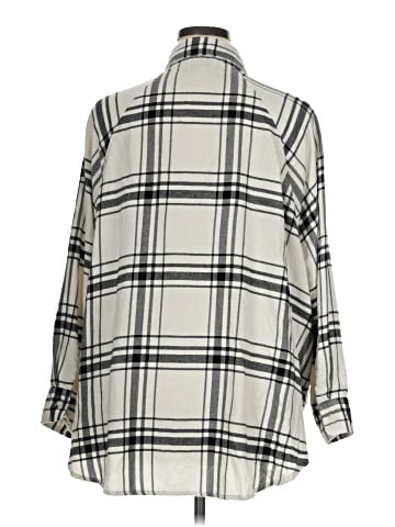 American Eagle Outfitters 3/4 Sleeve Blouse (view 2)