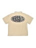 Zara Solid Tan Short Sleeve Button-Down Shirt Size 5 - photo 2