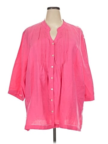 Maggie Barnes 3/4 Sleeve Blouse (view 1)