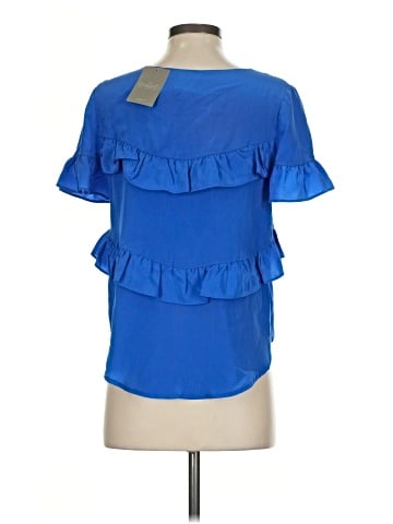 HD in Paris Short Sleeve Silk Top (view 2)
