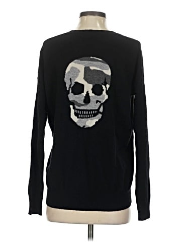 Skull Cashmere Cashmere Pullover Sweater (view 2)