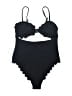 Unbranded Hearts Black Swimsuit Top Size L (estimated) - photo 2