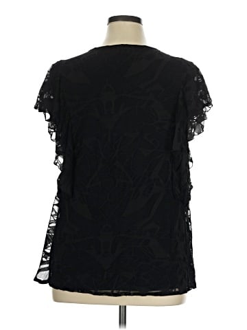 Alfani Short Sleeve Blouse (view 2)