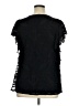 Alfani Black Short Sleeve Blouse Size XL - photo 2