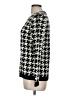 Mango Houndstooth Black Pullover Sweater Size M - photo 5