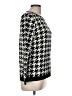 Mango Houndstooth Black Pullover Sweater Size M - photo 4