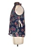 Aqua Blue Sleeveless Blouse Size XS - photo 5