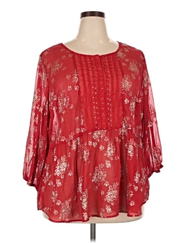 Style&Co 3/4 Sleeve Blouse (view 1)