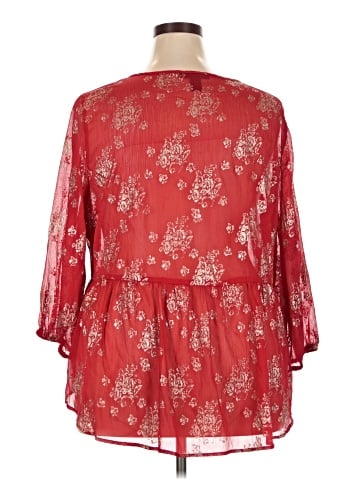 Style&Co 3/4 Sleeve Blouse (view 2)