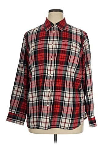 Lauren Jeans Co. Long Sleeve Button-Down Shirt (view 1)