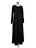 L.L.Bean Solid Black Casual Dress Size M - photo 1