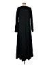 L.L.Bean Solid Black Casual Dress Size M - photo 2