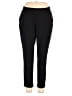 Catherines Solid Black Active Pants Size 0X - photo 1