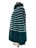 Elle Stripes Teal Turtleneck Sweater Size M - photo 5