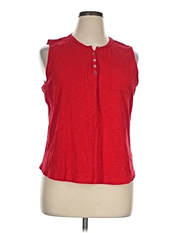 Liz Claiborne Sleeveless T-Shirt (view 1)