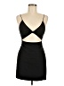 Assorted Brands Solid Black Cocktail Dress Size M - photo 1