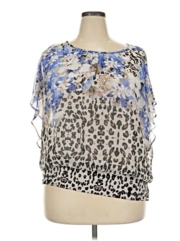 JM Collection Sleeveless Blouse (view 1)