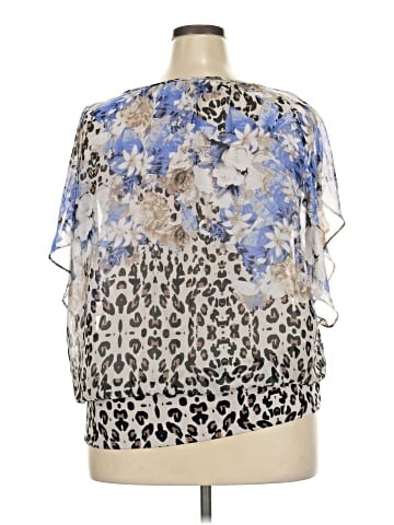 JM Collection Sleeveless Blouse (view 2)