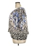 JM Collection 100% Polyester Blue Sleeveless Blouse Size XXL - photo 5