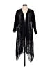 Lularoe Black Kimono Size L - photo 1