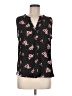 Papermoon 100% Polyester Floral Black Sleeveless Blouse Size M - photo 1