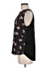 Papermoon 100% Polyester Floral Black Sleeveless Blouse Size M - photo 5