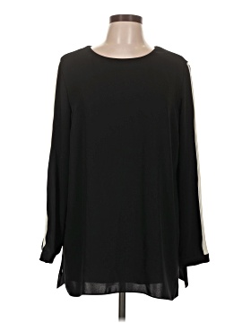Black Label By Chico's Long Sleeve Blouse